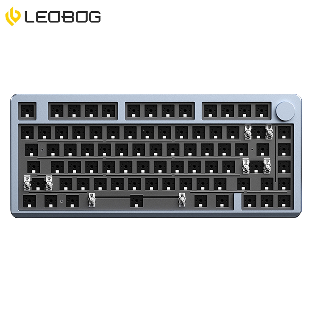 Leobog Hi8 75% คีย์บอร์ดเอฟเฟค 80 คีย์ Type-c 2.4G บลูทูธ RGB | Shopee ...