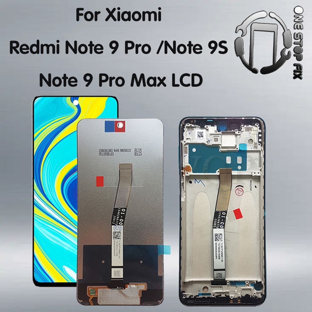 หน้าจอแสดงผล LCD ดิจิไทเซอร์ สัมผัสหน้าจอได้ สําหรับ Xiaomi Redmi Note ...