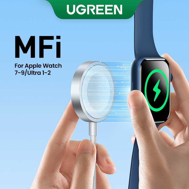 Ugreen MFi ที่ชาร์จแม่เหล็กไร้สาย สําหรับ Apple Watch 7-9/Ultra 1-2 ...