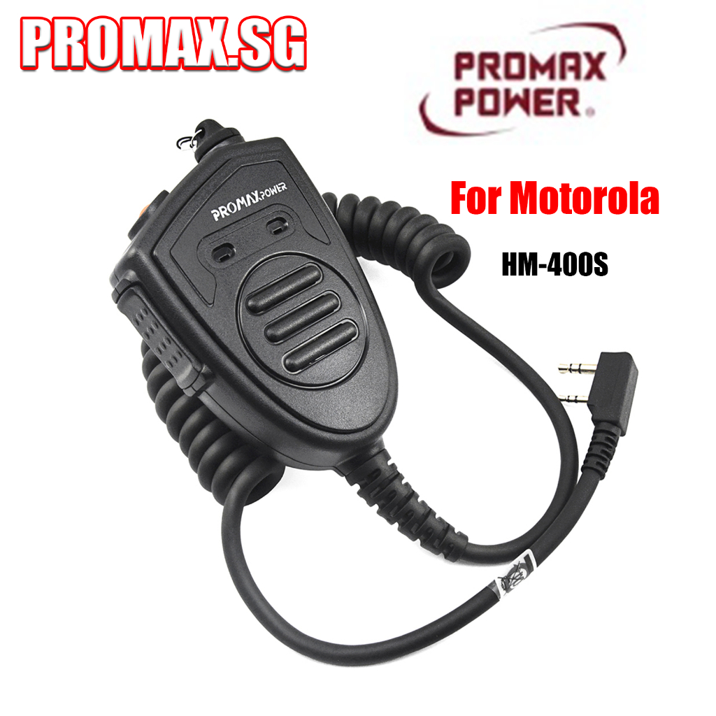 【PROMAX.TH】Promaxpower K2 HM-400S ไมโครโฟนไหล่ พร้อมปุ่มฉุกเฉิน กันน้ํา ...