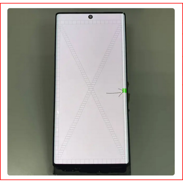 ของแท้ หน้าจอสัมผัส LCD ดิจิทัล พร้อมสายจุด สําหรับ Samsung Galaxy Note ...