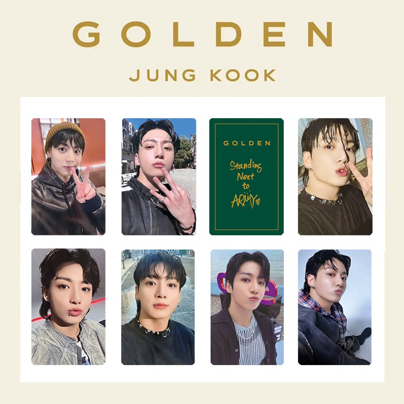 Bts Photo Card GOLDEN Card Collector Card โปสการ์ด | Shopee Thailand