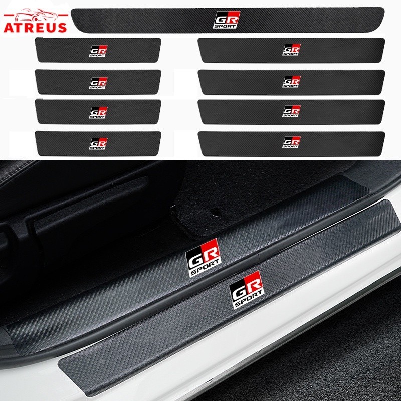 Toyota GR Sport สติกเกอร์ กันรอยชายบันไดติดรถ กันรอยบันไดรถ กันรอยขีด ...