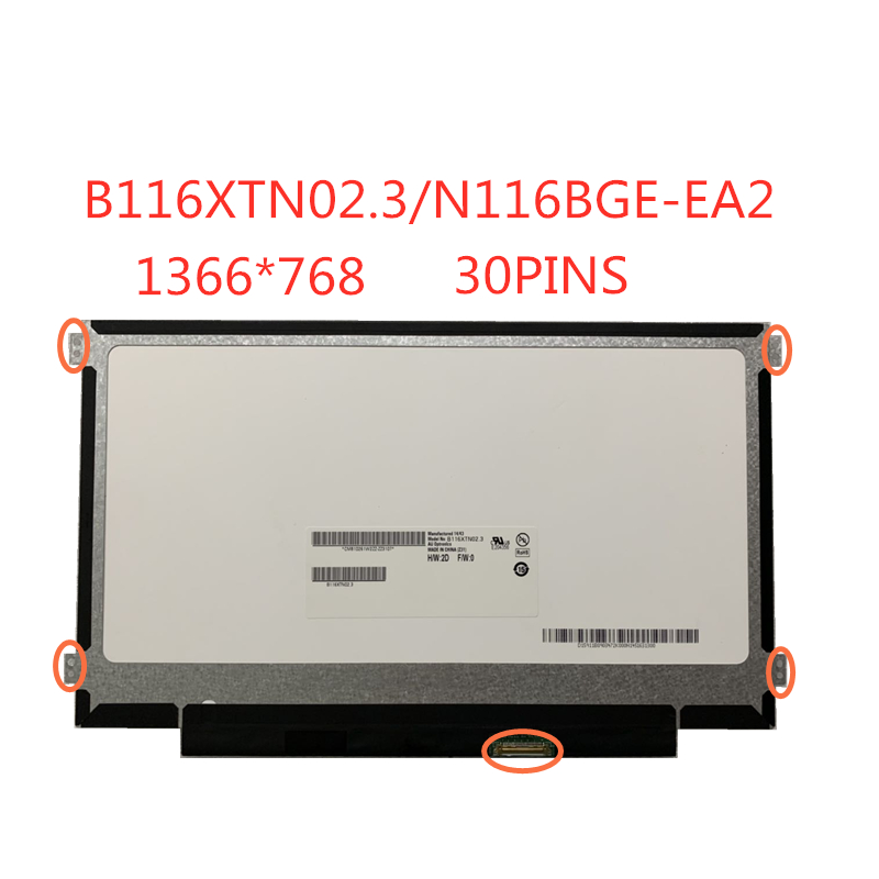 Écran Tactile LED HP PROBOOK 11 G2 11.6 B116XTN01 30 PINES GB1660