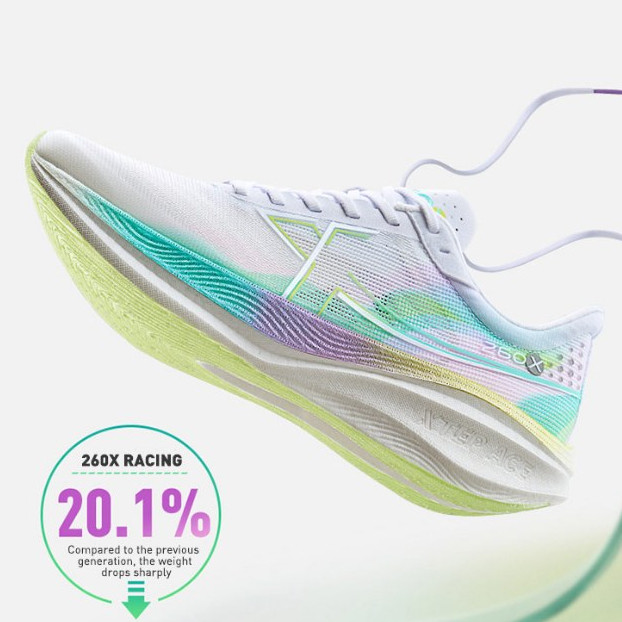 XTEP 260X รองเท้าวิ่งผู้หญิง Rebound over 85% Race Training แผ่นคาร์บอนรองเท้าวิ่งมาราธอนสําหรับผู้หญิง — รองเท้ากีฬา แบรนด์ Xtep ของแท้ 100% เช็คราคาจาก Shopee Lazada thumbnail 7
