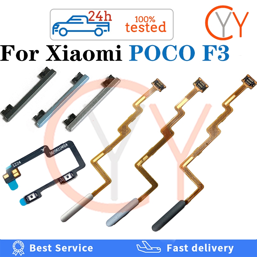 สําหรับ Xiaomi POCO F3 ปุ่มโฮม ด้านหลัง เครื่องสแกนลายนิ้วมือ เซ็นเซอร์ ...