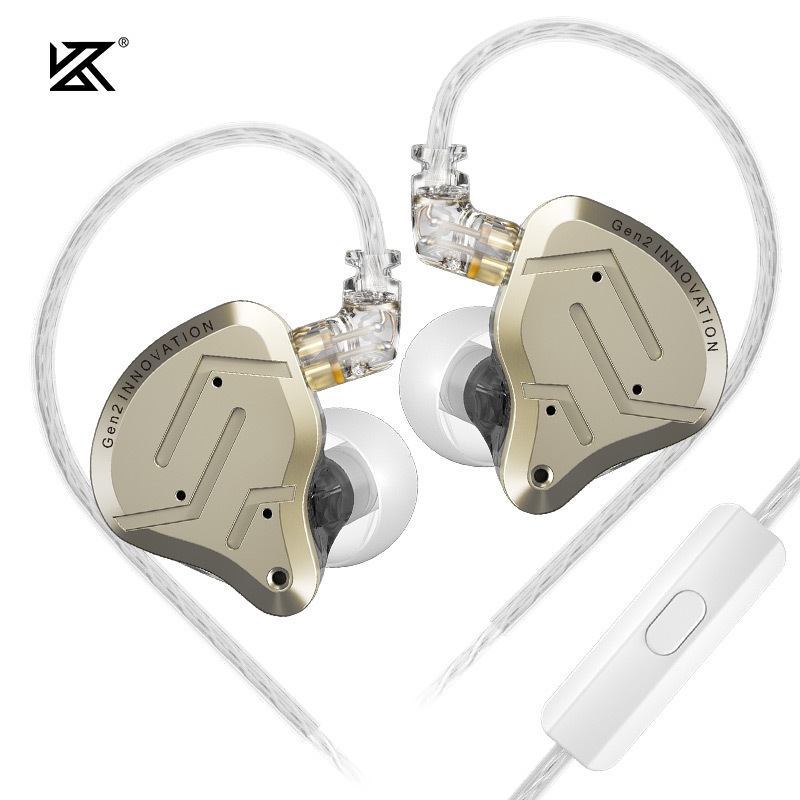 Kz ZSN Pro หูฟังอินเอียร์ 1BA+1DD ไฮบริด ไฮบริด ไฮบริด ไฮไฟ เบส มอนิเตอร์  เอียร์บัด กีฬา ตัดเสียงรบกวน