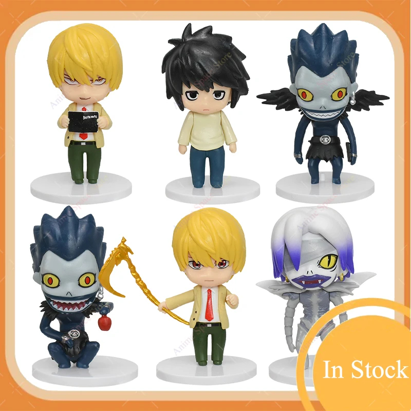 Zhongkaihua Anime Figuur Death Note Figuur Light Yagami Action Figure Model Standbeeld Death Note Figuur Collectie Ornament Bureaudecoratie 20/24 CM PVC