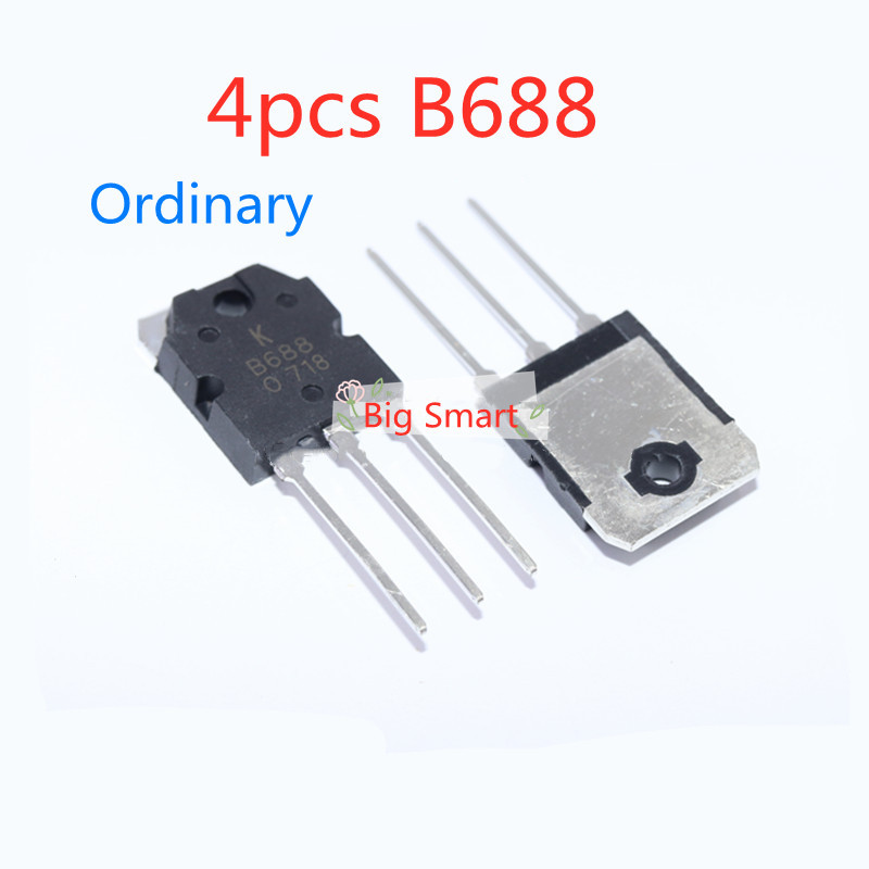 ทรานซิสเตอร์ท่อเสียง D718 B688 2SD718 2SB688 TO-3P KTB688 KTD718 4 ชิ้น ...