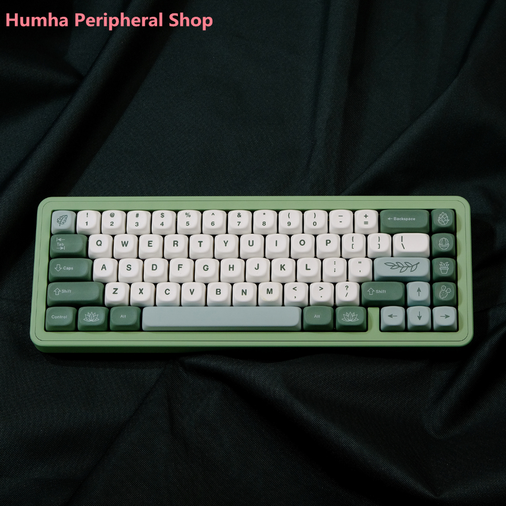 Humha Botanical keycap วัสดุ PBT Dye-Sublimation MOA โปรไฟล์คีย์บอร์ด ...