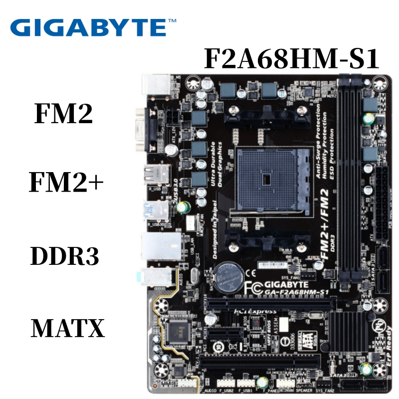 Asus/gigabyte ใช้ A68HM-K F2A68HM-S1 F2A68HM-DS2 A68 เมนบอร์ด Solid ...