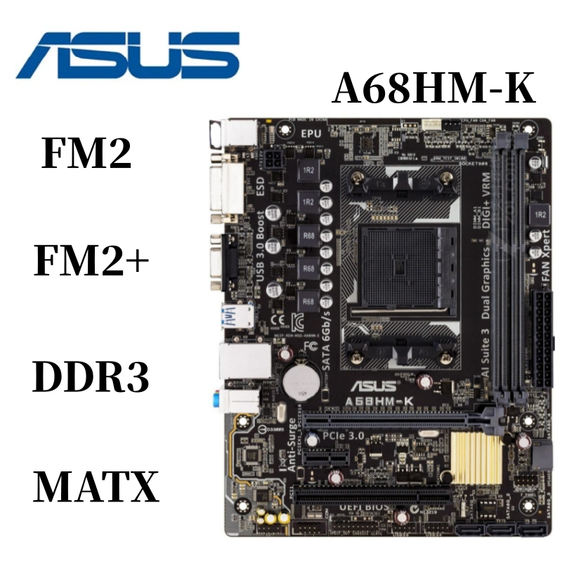 Asus/gigabyte ใช้ A68HM-K F2A68HM-S1 F2A68HM-DS2 A68 เมนบอร์ด Solid ...