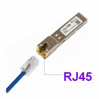 โมดูลไฟเบอร์ออปติก Mikrotik Gigabit SFP S-RJ01 S+RJ10 RJ45 | Shopee ...