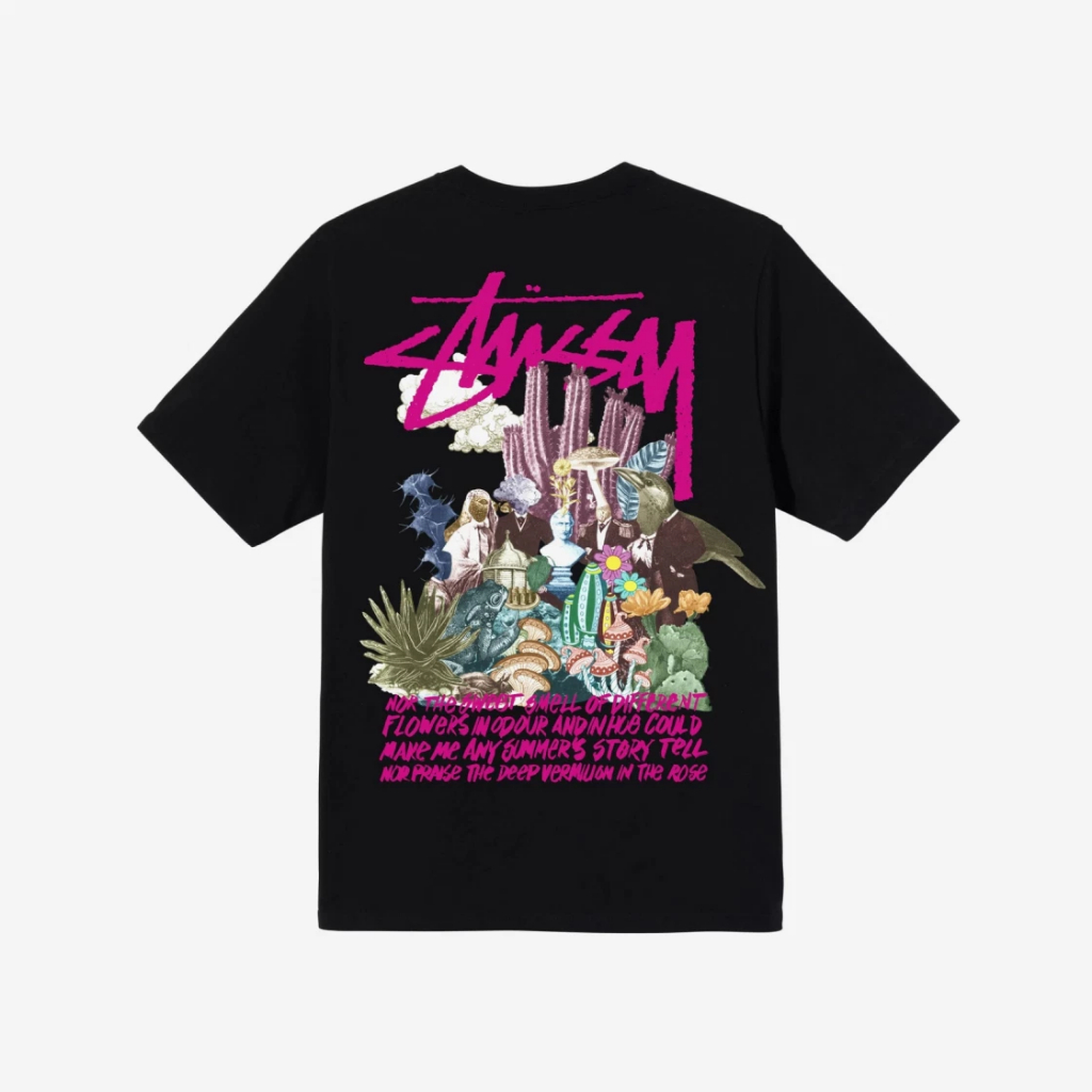 STUSSY เสื้อยืด Stussychedelic ของแท้ 100% 男女同款 | Shopee Thailand