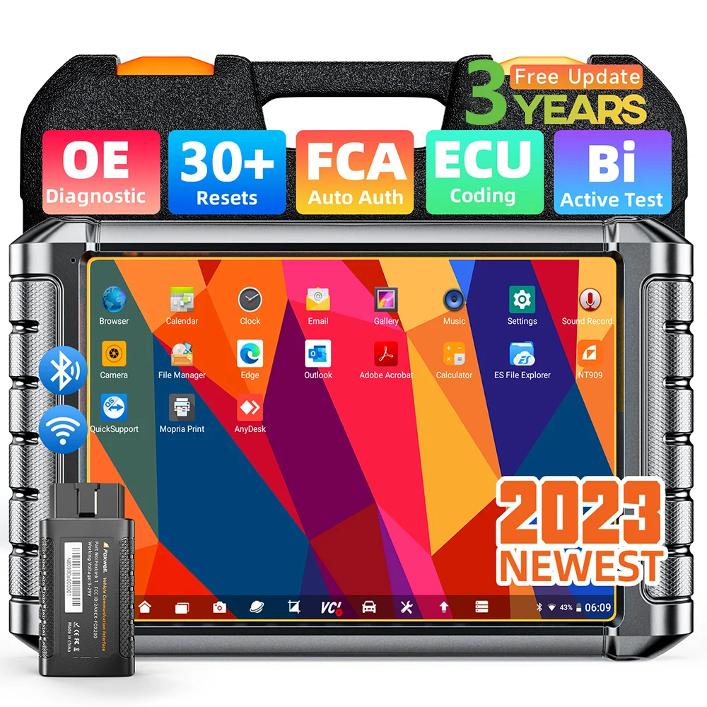 FOXWELL NT909 Professional Obd2 Bluetooth Obd2 Scanner Car Scanner Car