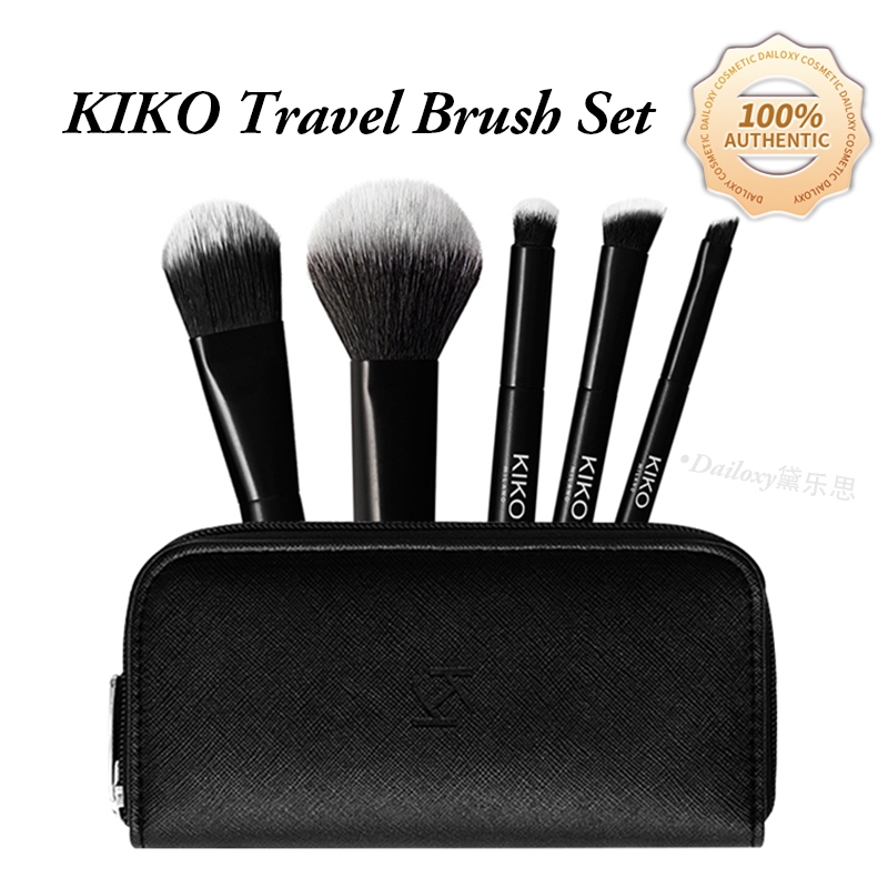 KIKO Travel Brush Set แปรงรองพื้น แปรงแป้ง แปรงอายแชโดว์ Duo Blending