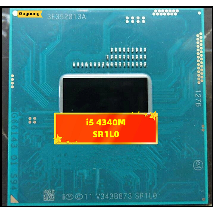 ซ็อกเก็ตโปรเซสเซอร์ CPU YZX Core I5 4340M I5-4340M SR1L0 2.9 GHz Dual ...