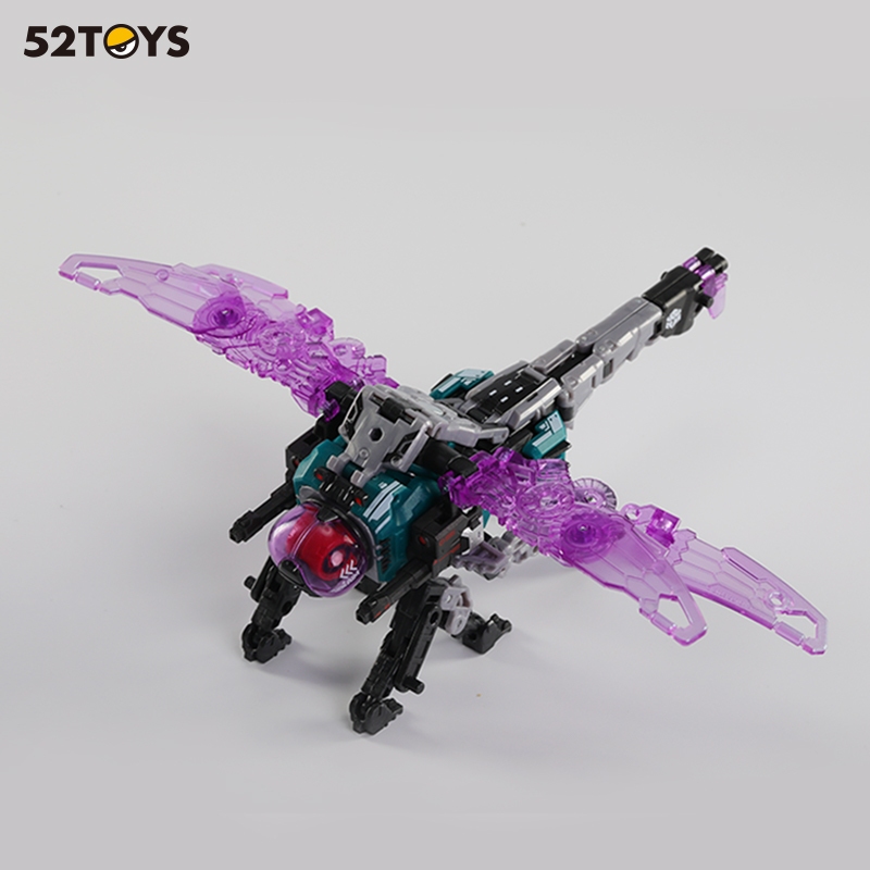 BEASTBOX 52TOYS BB-66 Kommando Deformation Toys Action Figure, Converting Toys in Mecha and Cube, Perfect Birthday Party Gift for Teens and Adults, Based on Lizard