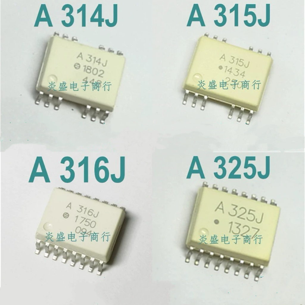 แผ่นออปโต้คัปเปลอร์ ความแม่นยําสูง Hcpl-316j A316J A314J A315J A325J 5 ...