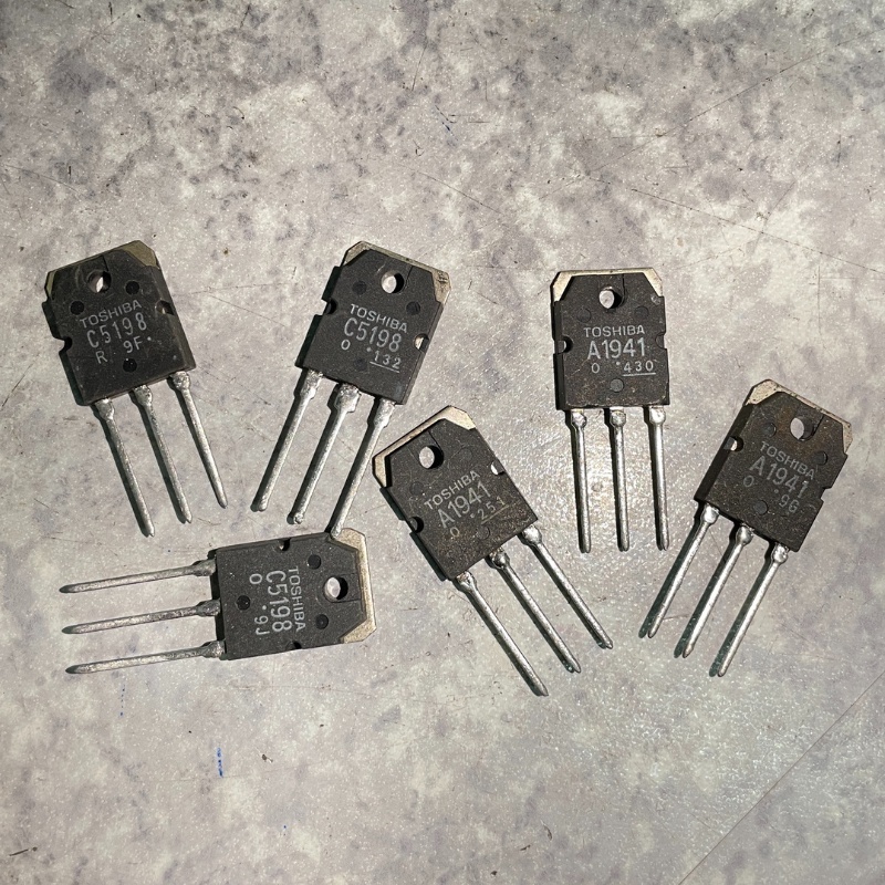 2sa1941 2SC5198 1 คู่ต้นฉบับ TOSHIBA (Recon) A1941 C5198 PNP NPN 10A