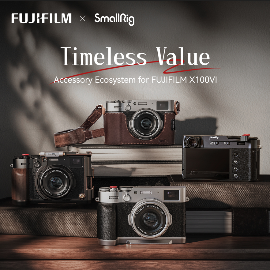Smallrig กล้องกรอบป้องกัน Cage & L-Shape Handle สําหรับ FUJIFILM X100VI / X100V