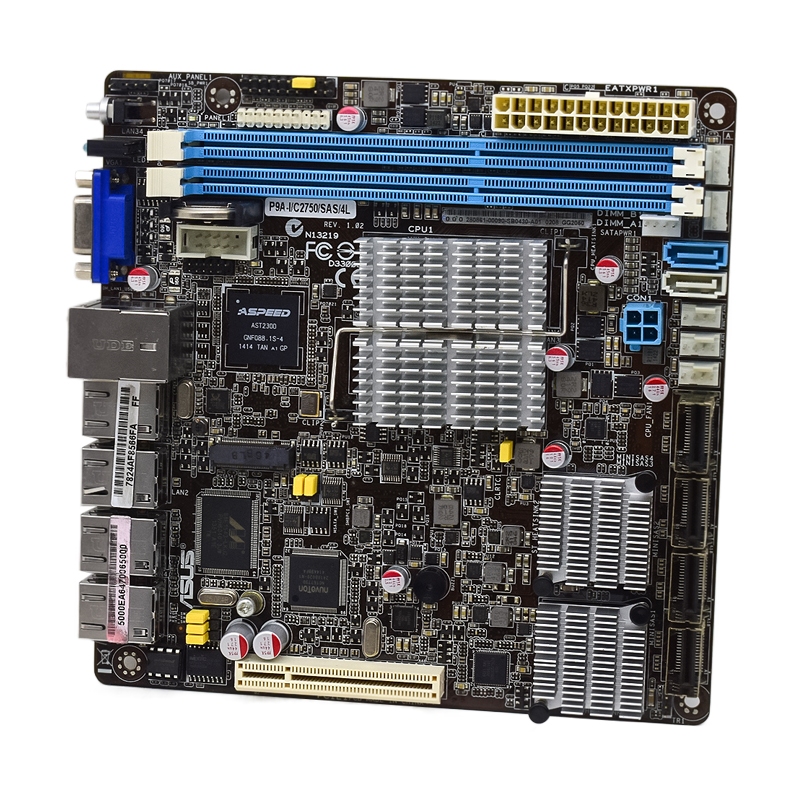 ASUS P9A-I/C2550/SAS/4L เมนบอร์ดเซิร์ฟเวอร์ 1 x ซ็อกเก็ต C2550 Intel ...