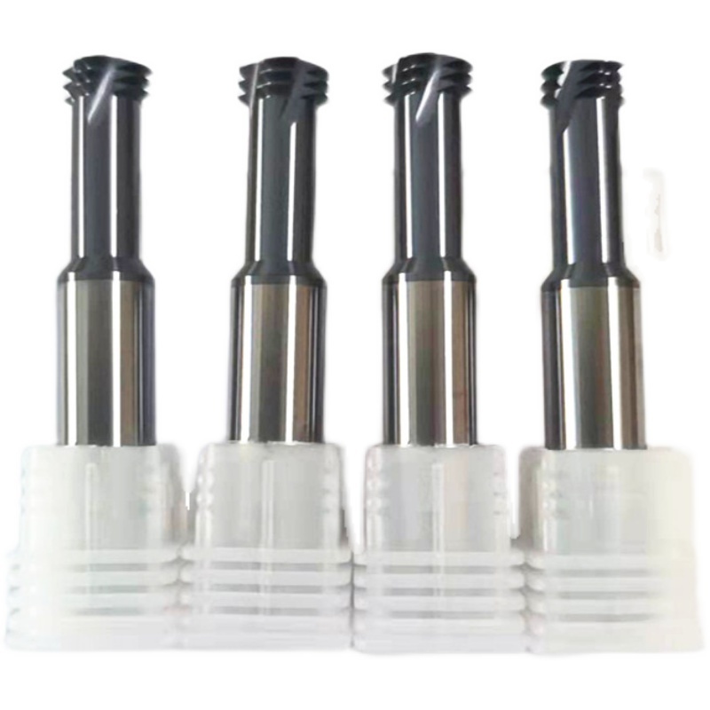 1pcs CNC Thread End Mills เหล็กทังสเตน Hard Alloy 3 ฟัน Threading ...