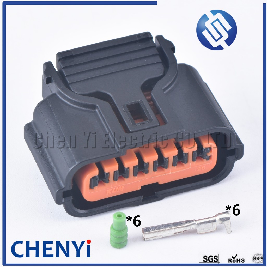 ปลั๊กเรดาร์เซนเซอร์ถอยหลัง PDC 6 Pin/way กันน้ํา HP286-06021 พร้อม ...