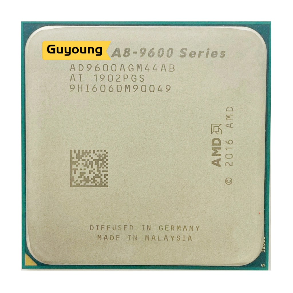 ซ็อกเก็ตโปรเซสเซอร์ CPU YZX A8 Series A8-9600 A8 9600 AD9600AGM44AB 3.1 ...