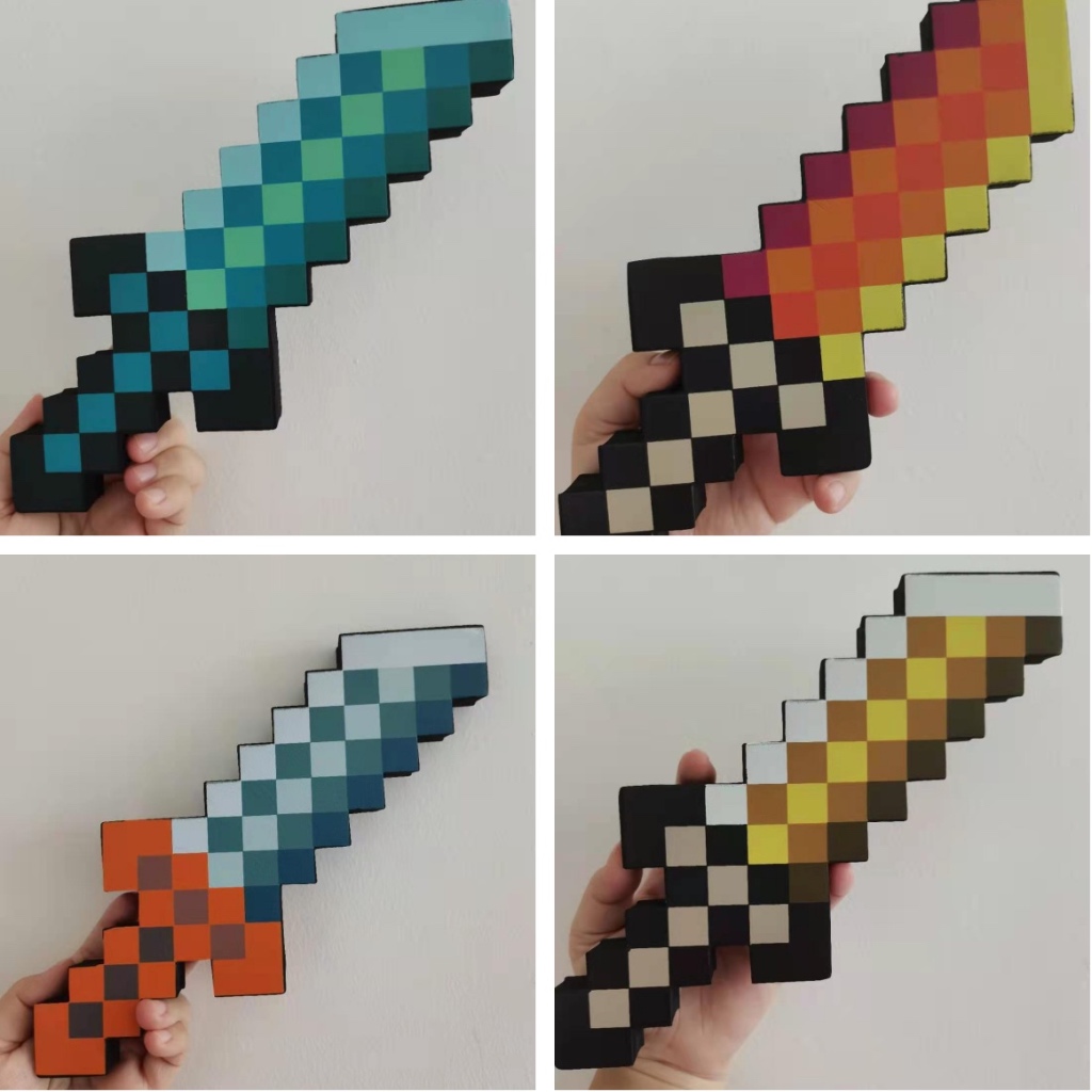เกมคอสเพลย์ Minecraft Knife Eva โฟม เพชร ของเล่นเด็ก ปลอดภัย | Shopee ...