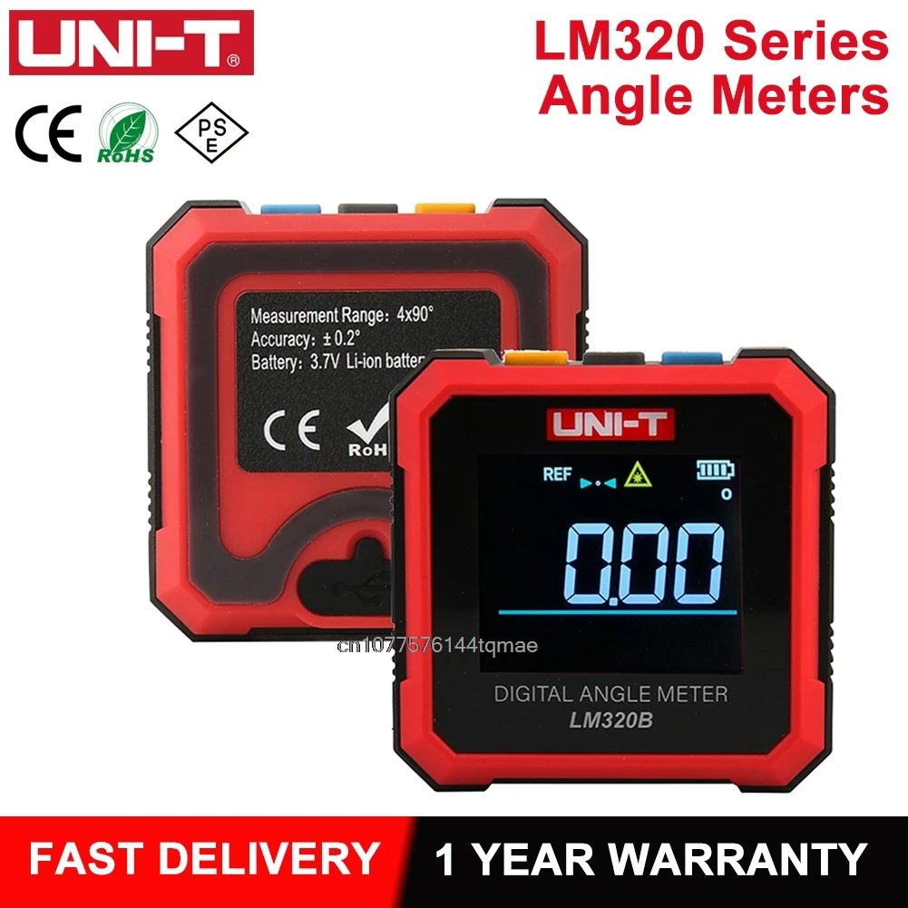 UNI-T Original 】 UNI-T LM320A LM320B อิเล็กทรอนิกส์ Angle Meter เครื่อง ...