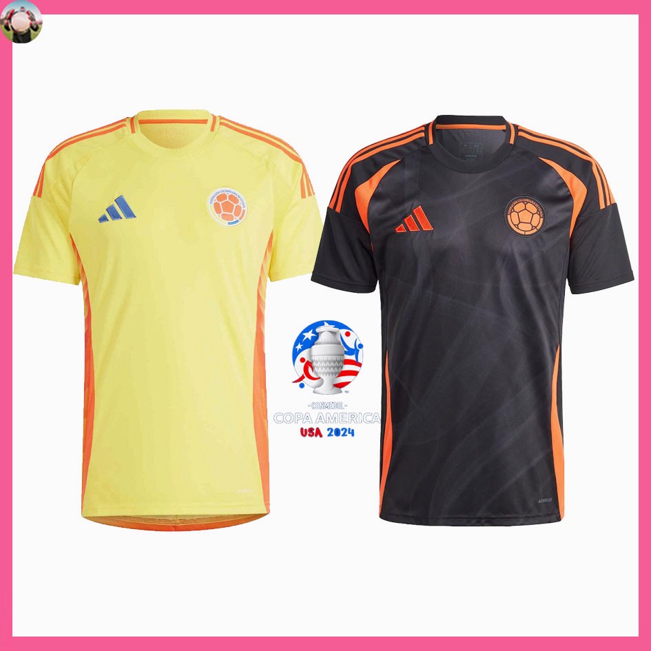 เสื้อกีฬาแขนสั้น ลายทีม Copa America Colombia 2024 2025 ไซซ์ S-XXL