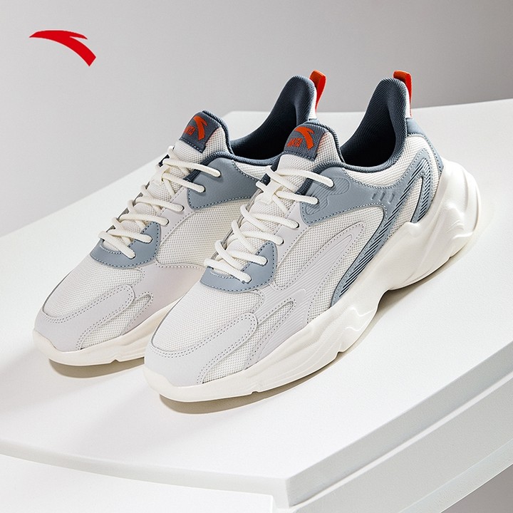 ANTA รองเท้าวิ่งย้อนยุคสำหรับผู้ชาย ทนทาน น้ำหนักเบา สวมใส่สบาย ระบายอากาศ รองเท้าแบบลำลอง 912418855 — รองเท้ากีฬา แบรนด์ Anta ของแท้ 100% เช็คราคาจาก Shopee Lazada thumbnail 7