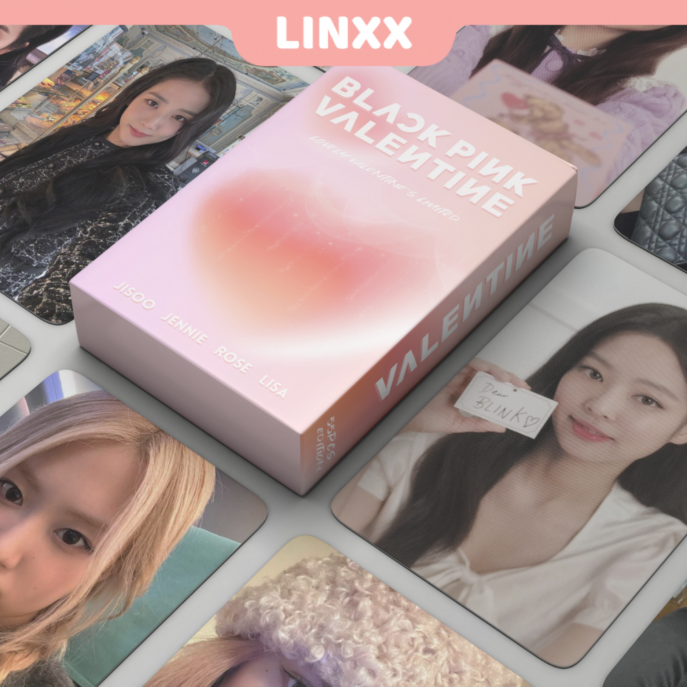Linxx 55/50 ชิ้น BlackPink LISA ROCKSTAR 7 ครบรอบสาวอัลบั้ม Lomo Card ...