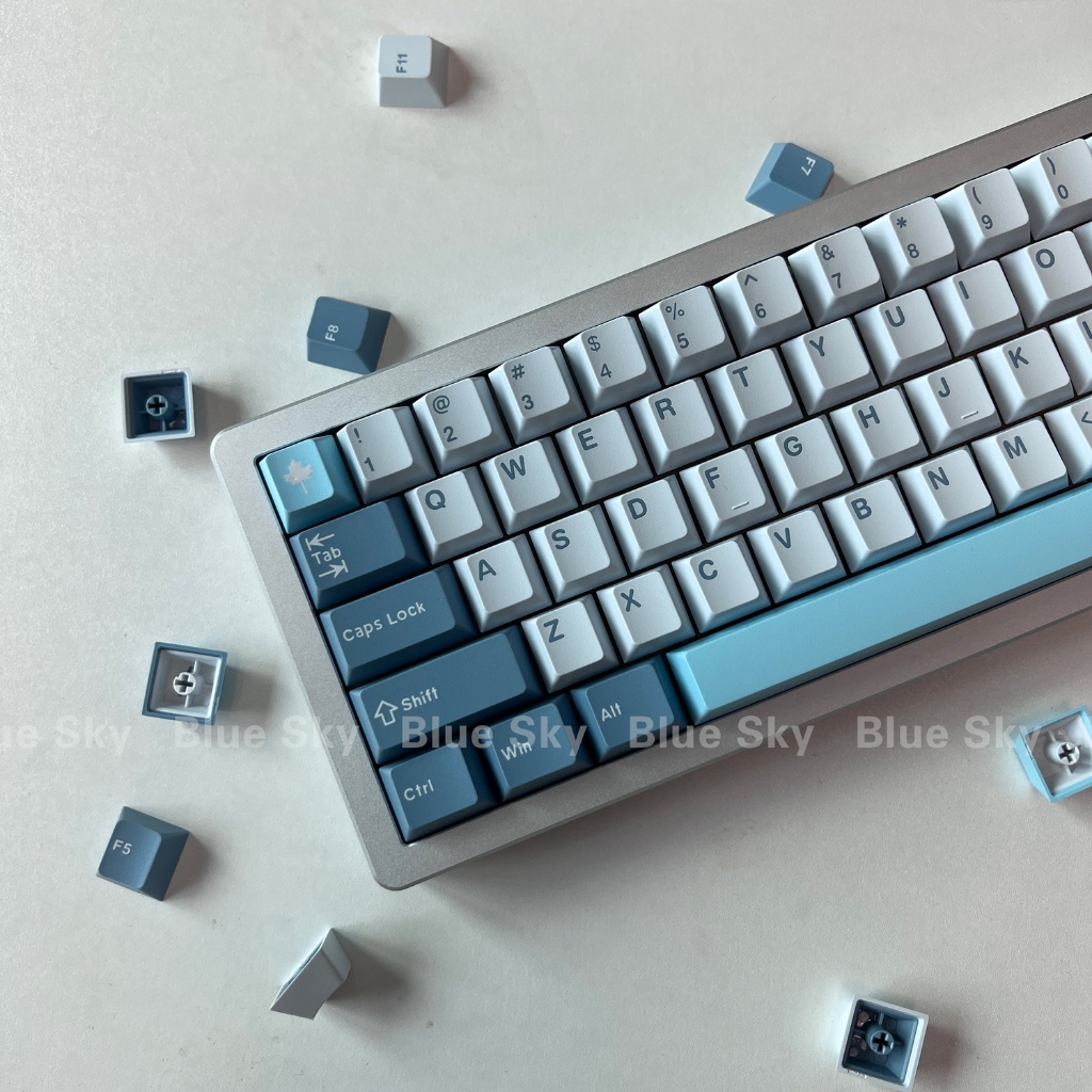 【Blue Sky】GMK theme SHOKO keycaps/Double shot/Cherry profile ABS ...
