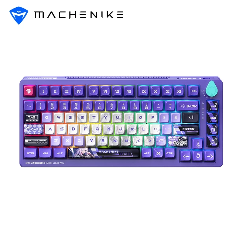 คีย์บอร์ดเกมมิ่ง Machenike K600T ไร้สาย บลูทูธ 2.4G และแบบมีสาย ขนาด 82 ปุ่ม ไฟ RGB เปลี่ยนสวิตช์ได้