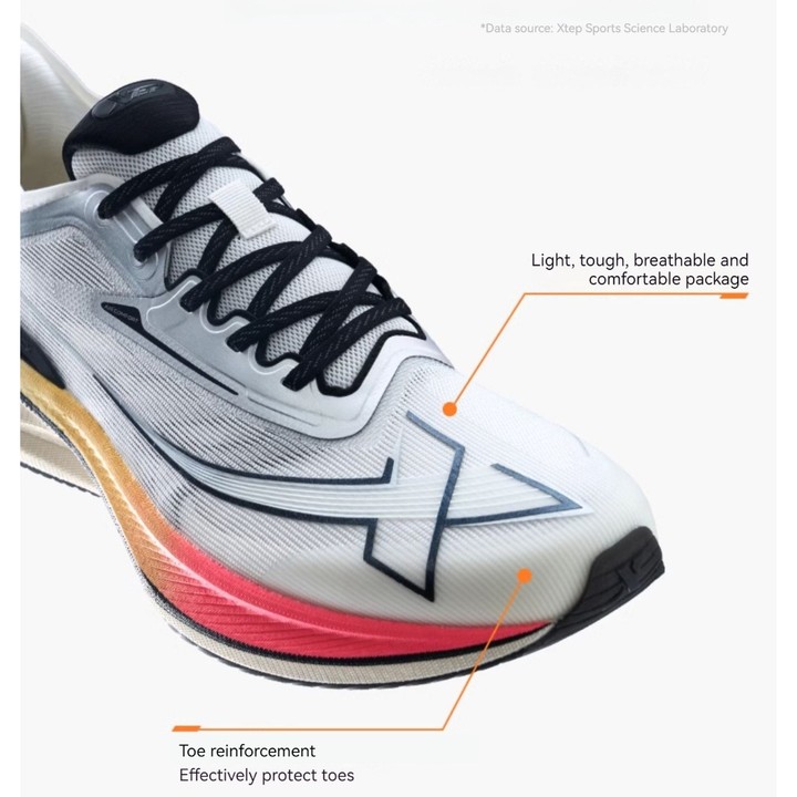【xtep】2000KM 2.0 | รองเท้าวิ่งผู้ชาย Rebound Support Professional Cushioning Shock Absorption suggest ครึ่งขนาดลง — รองเท้ากีฬา แบรนด์ Xtep ของแท้ 100% เช็คราคาจาก Shopee Lazada thumbnail 4