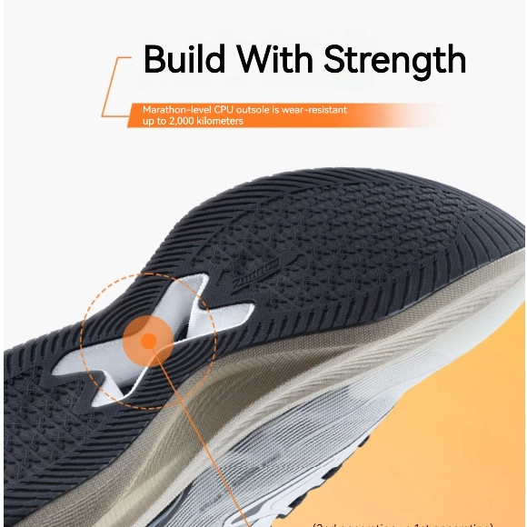 【xtep】2000KM 2.0 | รองเท้าวิ่งผู้ชาย Rebound Support Professional Cushioning Shock Absorption suggest ครึ่งขนาดลง — รองเท้ากีฬา แบรนด์ Xtep ของแท้ 100% เช็คราคาจาก Shopee Lazada thumbnail 7