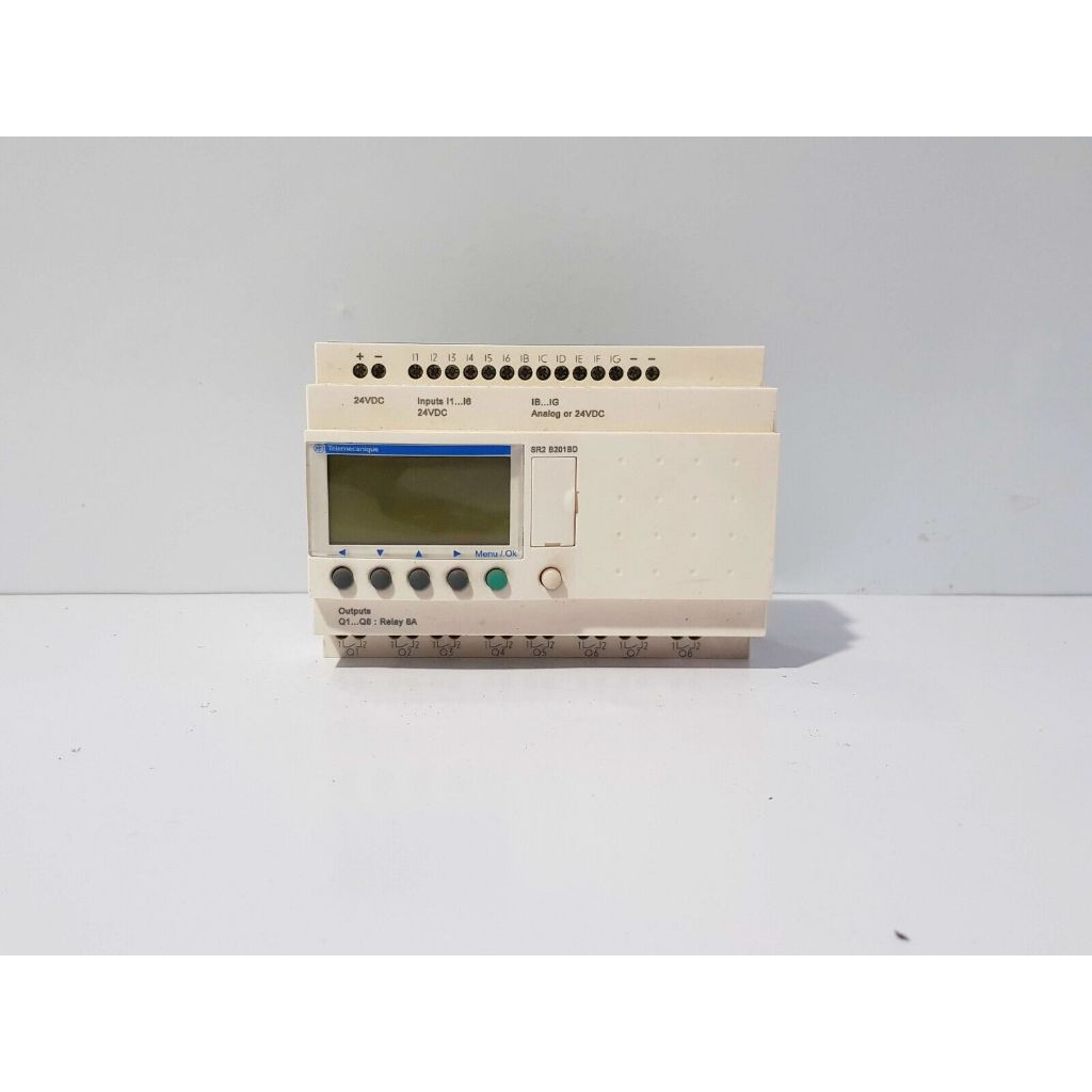 Schneider SR2 ตัวควบคุมลอจิก PLC SR2B201BD | Shopee Thailand