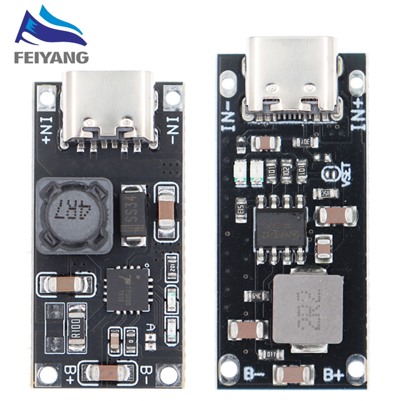 Tp5100 บอร์ดชาร์จแบตเตอรี่ลิเธียมโพลิเมอร์ Type-C USB กระแสไฟสูง 1-3A ...
