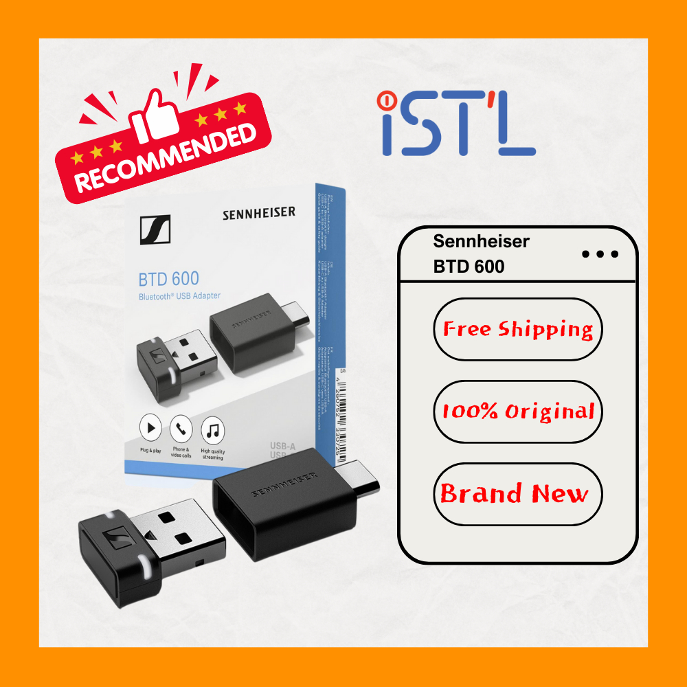 Sennheiser BTD600 Bluetooth-Dongle voor hoofdtelefoon