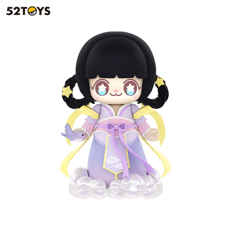 52TOYS Baby Kimmy&Miki jouant dans les voitures tamponneuses, 1 figurine d' action mignonne aléatoire, jouet de collection, décoration de bureau, 8,4 cm, cadeau d'anniversaire ou de fête