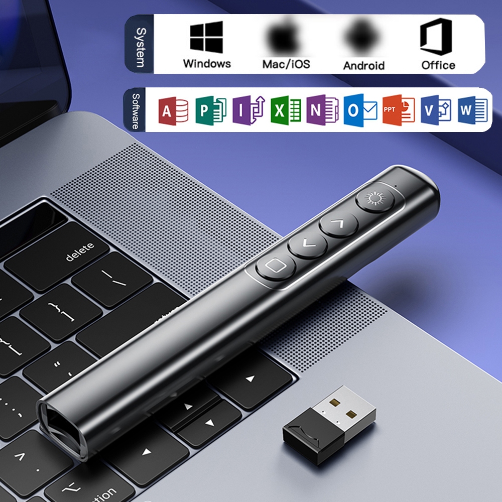 เลเซอร์สไลด์พอยเตอร์ พรีเซนเตอร์ เลเซอร์ พรีเซนงาน รีโมทเลเซอร์ พ้อยเต ...