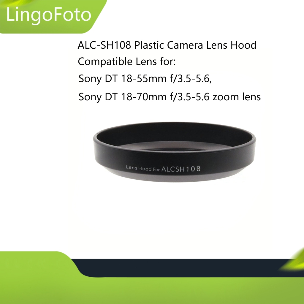 Paraluce FOTGA A Baionetta Per Sony ALC-SH108 – Compatibile Con DT 18-70mm E 18-55mm F/3.5-5.6 - 5