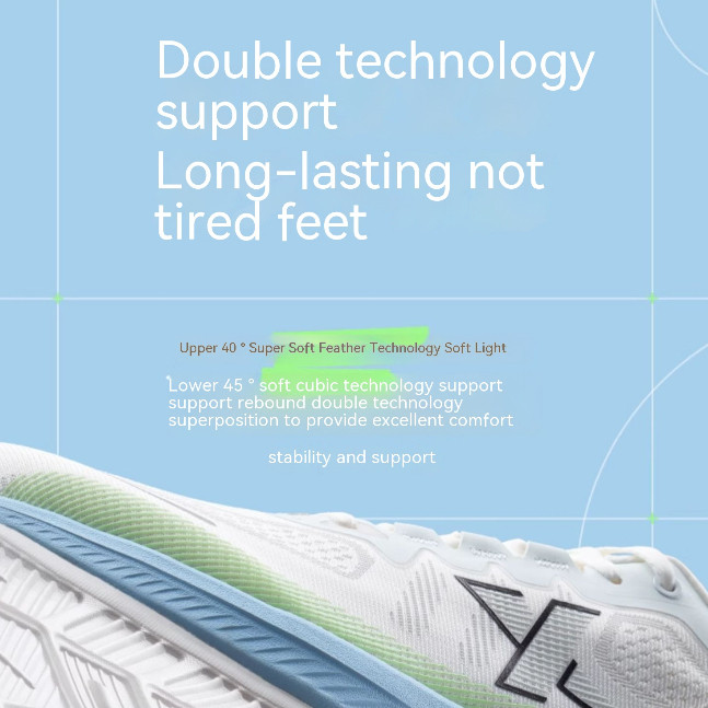 【xtep】Xingyun-DC | เหมาะสำหรับการเดิน 20,000 ก้าวต่อวัน+ โฟมไดนามิกพื้นนุ่ม — รองเท้ากีฬา แบรนด์ Xtep ของแท้ 100% เช็คราคาจาก Shopee Lazada thumbnail 3