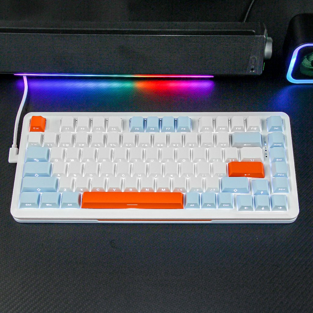 ZIFRIEND S82 คีย์บอร์ด Hotswap ปะเก็น 75% เค้าโครงแป้นพิมพ์ที่กำหนดเอง ...