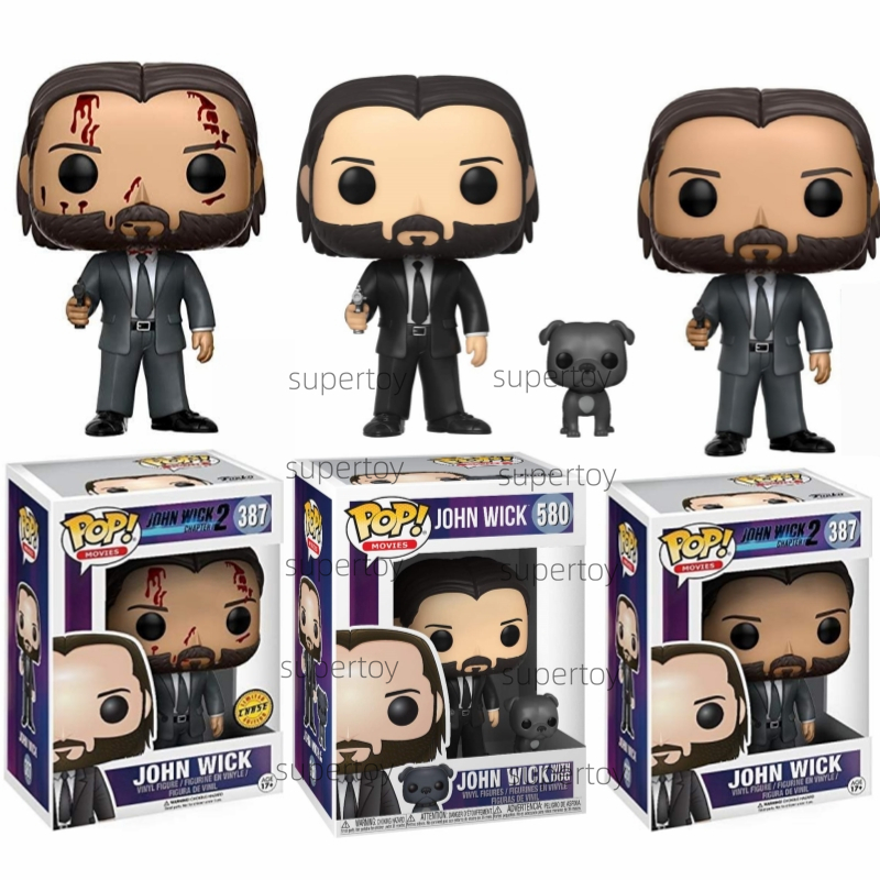Funko POP! ฟิกเกอร์ John Wick - John Wick 387 John in Black Suit with ...