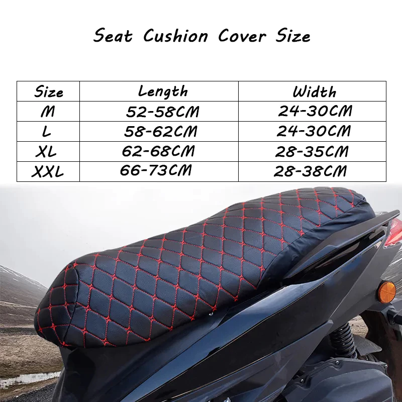 ผ้าคลุมเบาะรถจักรยานยนต์ หนัง PU นิ่ม สำหรับ Honda Wave ทุกรุ่น รูปที่ 4