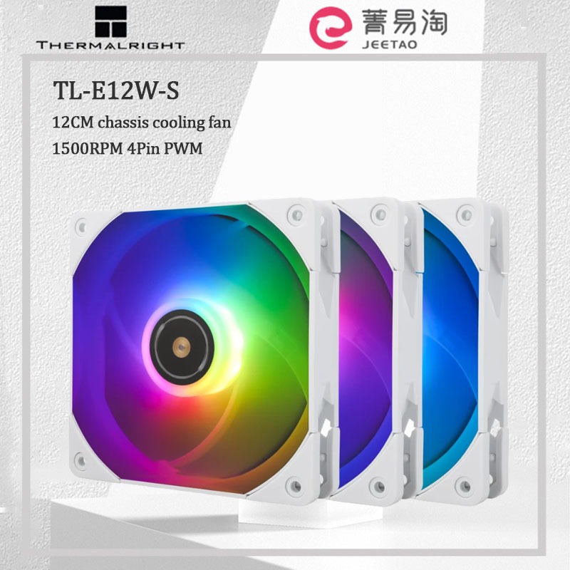 พัดลมระบายความร้อน TL-E12 120 มม. 4pin PWM S-FDB แบริ่ง 1500 rpm 12V ...