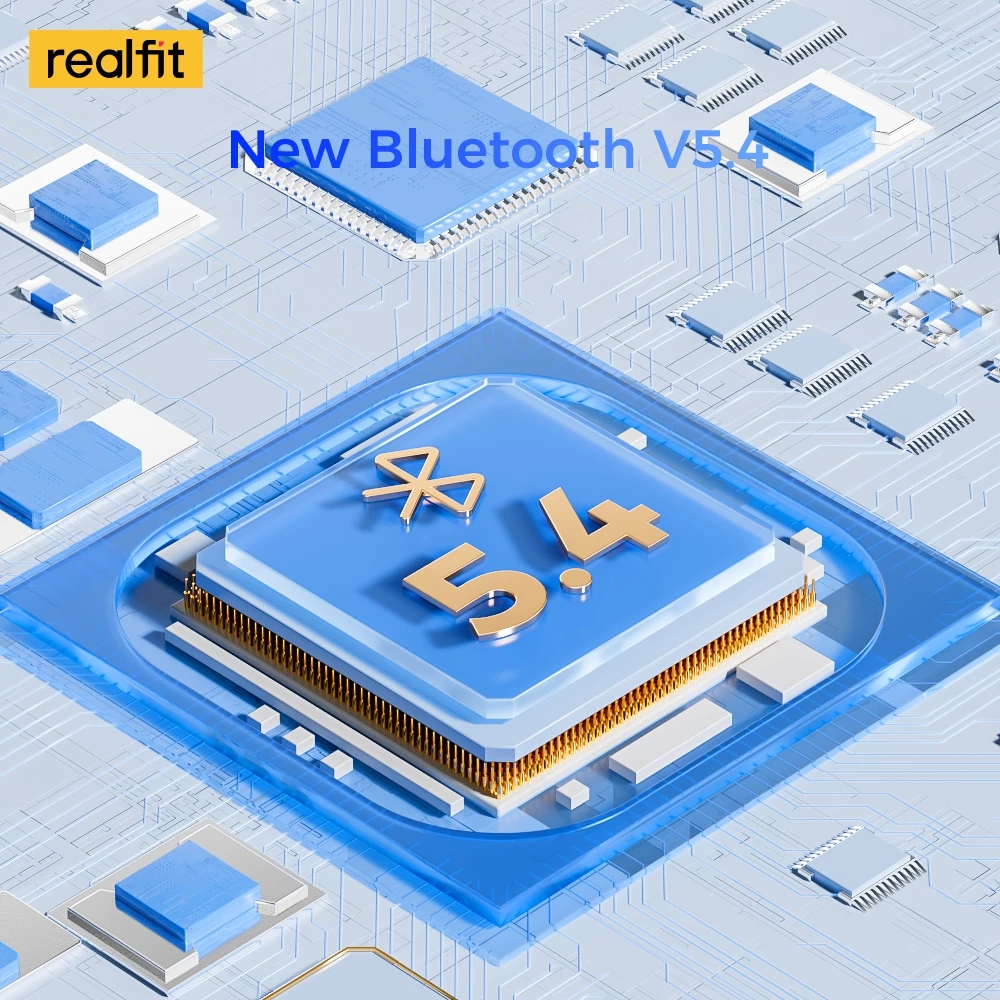 realfit F3 ANC Bluetooth 5.4 หูฟังบลูทูธ -38dB ตัดเสียงรบกวน พร้อมไมโครโฟน Bass หูฟัง คุณภาพเสียงดี